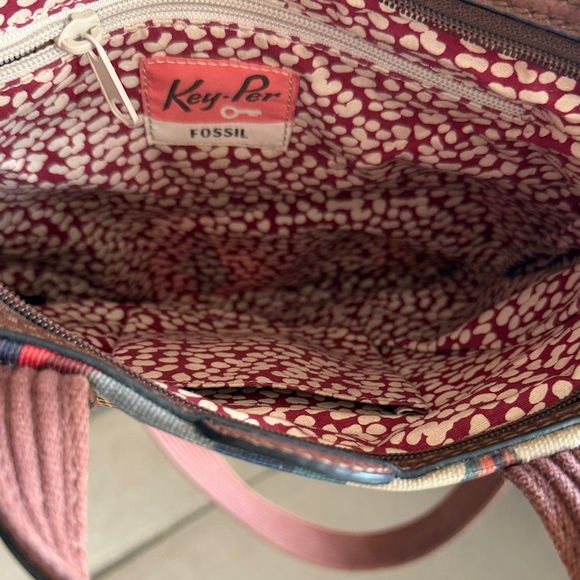 Fossil Women's Retro Floral Crossbody Bag - Multicolor - Picture 3 of 4